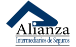 Logo de alianza de seguros azul